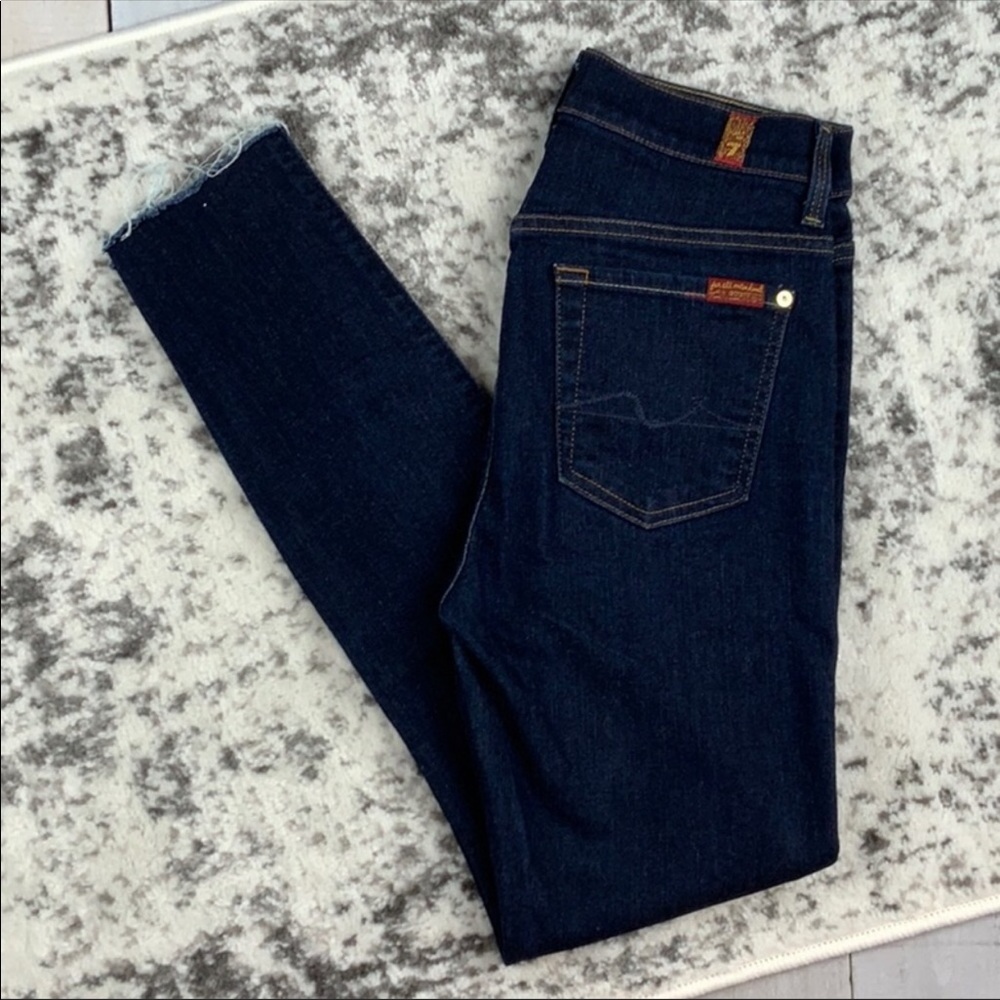 7 For All Mankind The High Waist Ankle Skinny jean